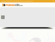 Tablet Screenshot of massoclin.com